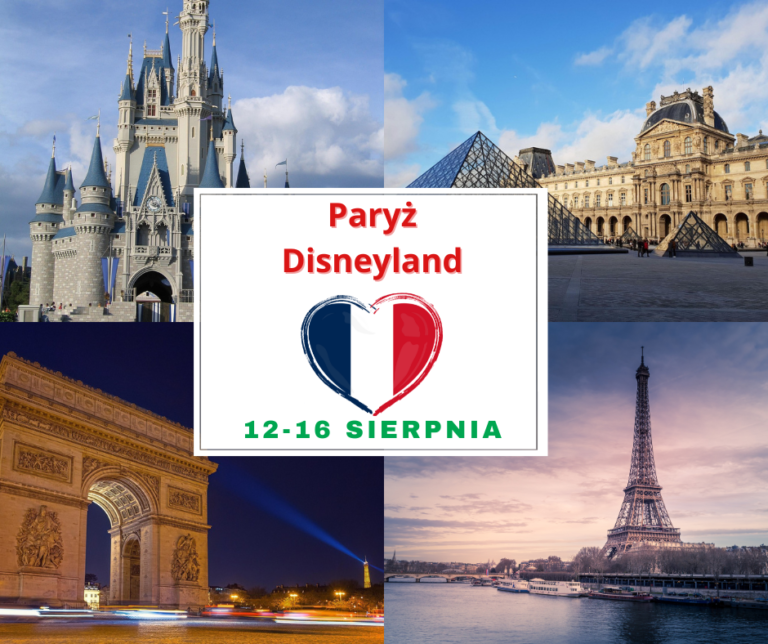 Disneyland i Paryż w sierpniu