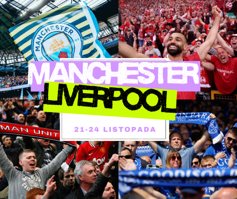 Dwa miasta, cztery Świątynie Futbolu: Liverpool+Manchester