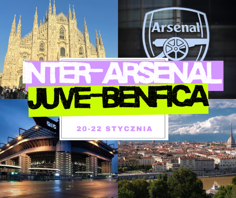 Liga Mistrzów x2: Inter-Arsenal i Juventus-Benfica