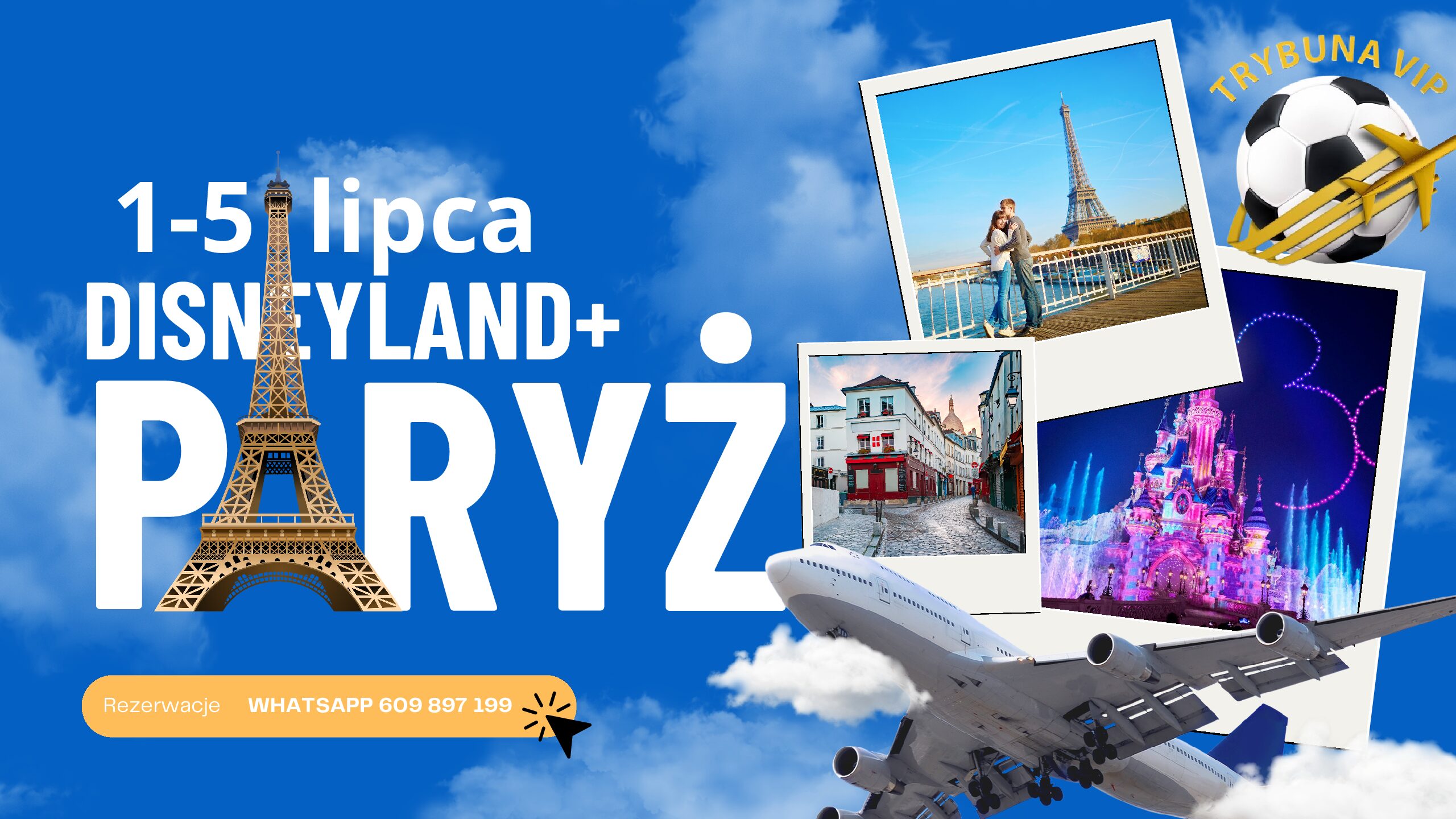 Paryż i Disneyland na początek wakacji!