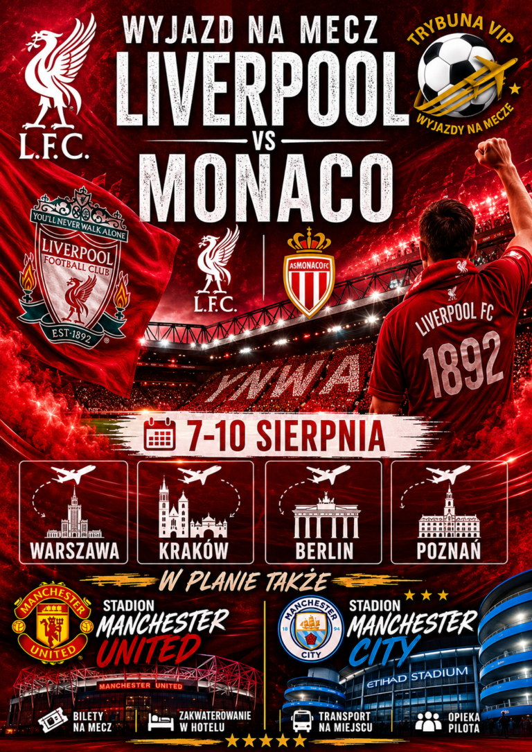 Liverpool-Monaco w hitowej cenie!