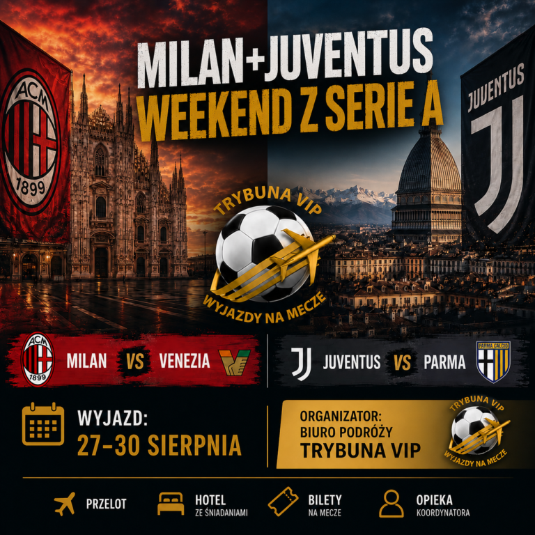 Milan i Juventus w trakcie jednego wyjazdu. A na dokładkę Como