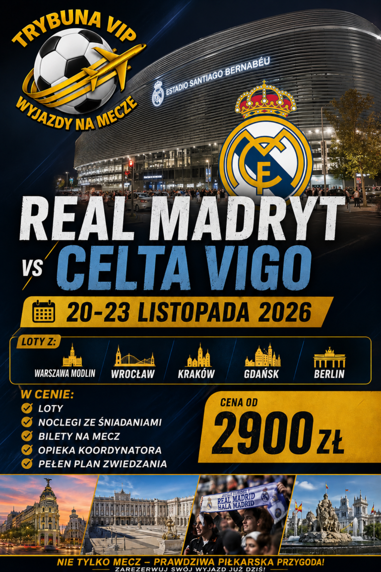 Najtańszy wyjazd ligowy do Madrytu: Real vs Celta